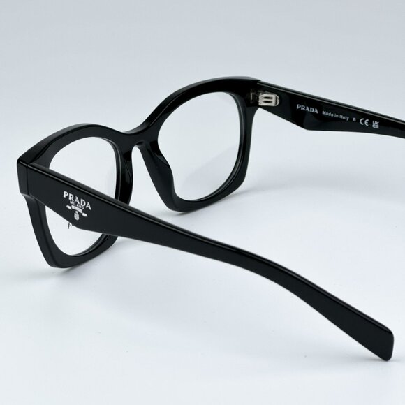 Prada PRA05V 16K1O1 BRAND NEW Eyeglasses Black Women Cat Eye - Picture 7 of 9